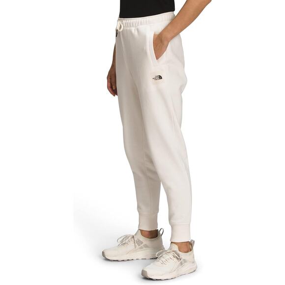 NWT The North Face Women's Box NSE Joggers ,Gardenia White-Size 2XL - Picture 2 of 6